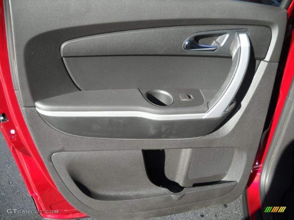 2011 GMC Acadia SLE AWD Ebony Door Panel Photo #39088934
