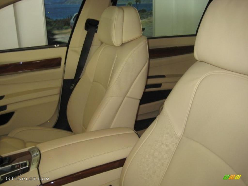 Champagne Full Merino Leather Interior 2011 BMW 7 Series 750Li Sedan Photo #39089010