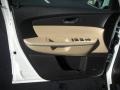 Cashmere 2011 GMC Acadia SLT AWD Door Panel