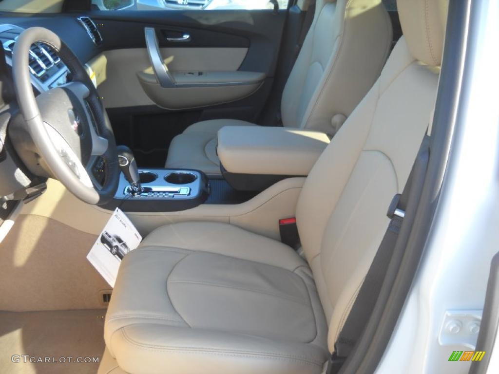 Cashmere Interior 2011 GMC Acadia SLT AWD Photo #39089454