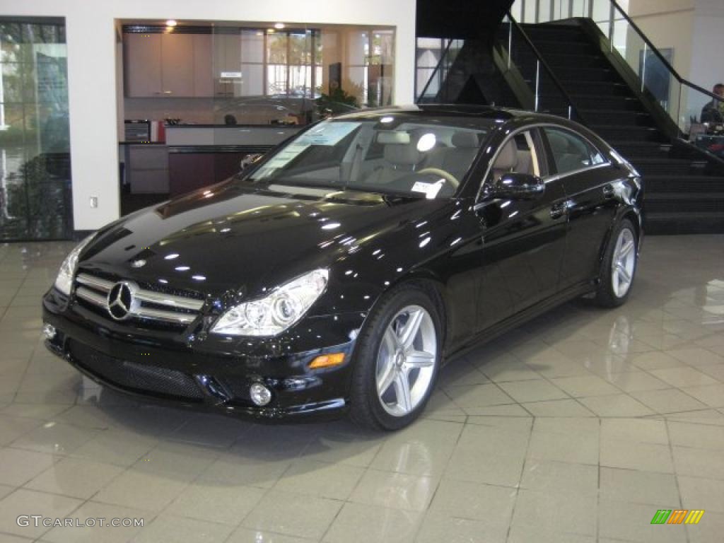 Black Mercedes-Benz CLS