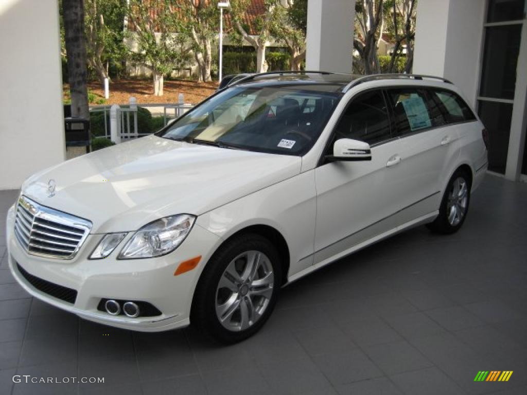 Arctic White 2011 Mercedes-Benz E 350 4Matic Wagon Exterior Photo #39089678