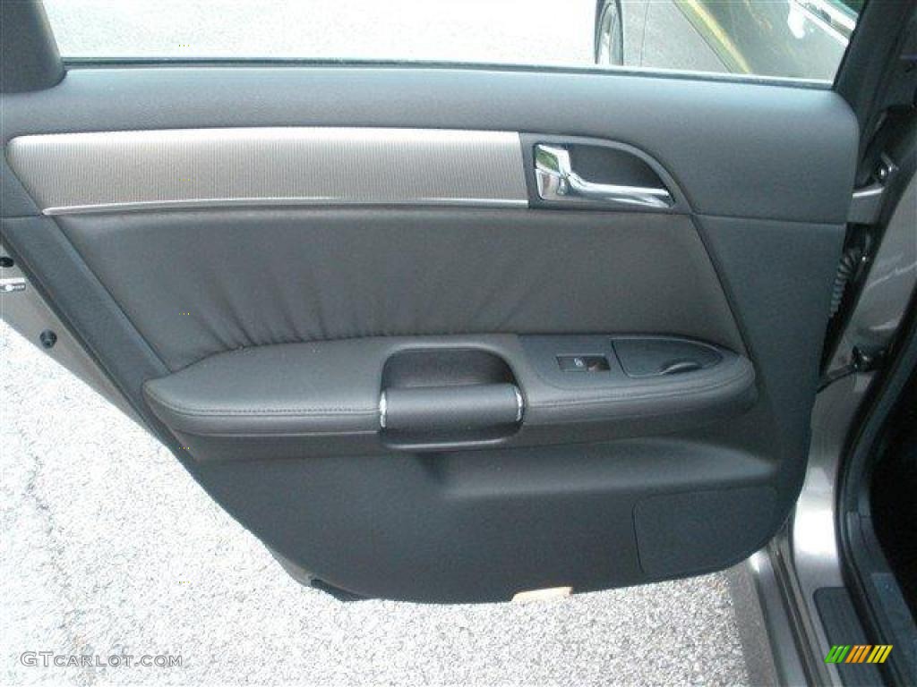 2008 Infiniti M 45 S Sedan Graphite Door Panel Photo #39089690