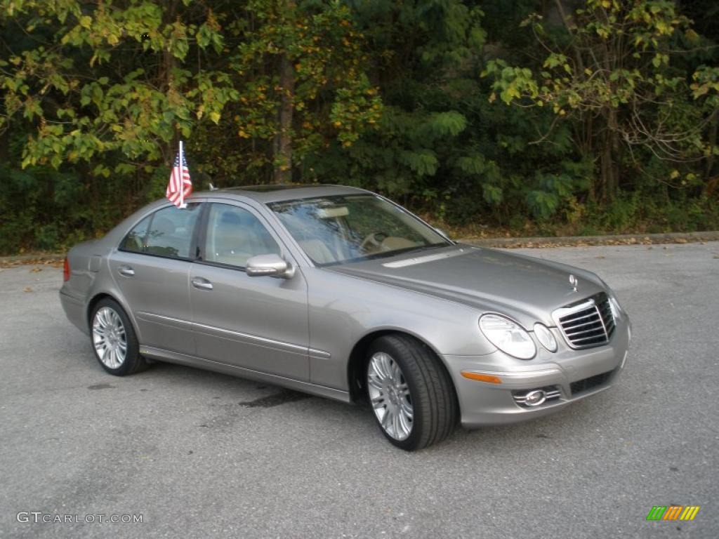 2008 E 350 Sedan - Pewter Metallic / Cashmere photo #1