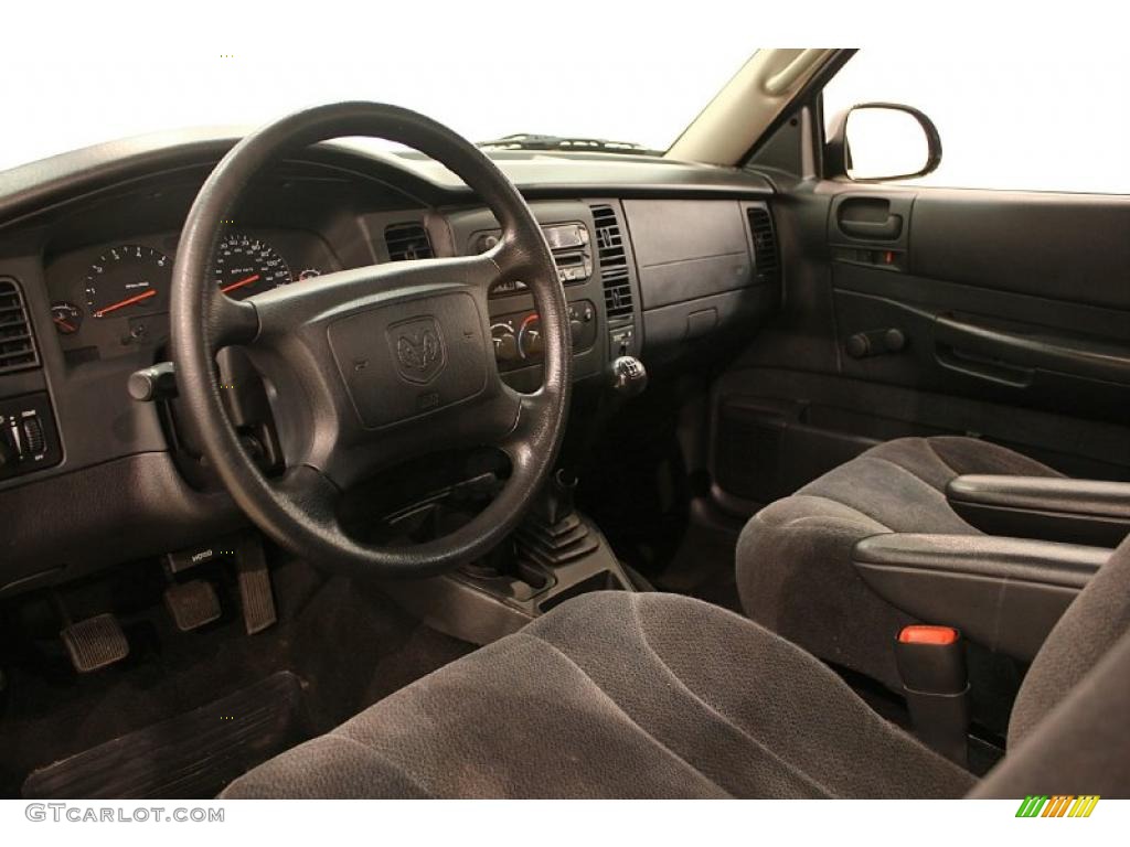 Dark Slate Gray Interior 2004 Dodge Dakota SXT Regular Cab Photo #39090670