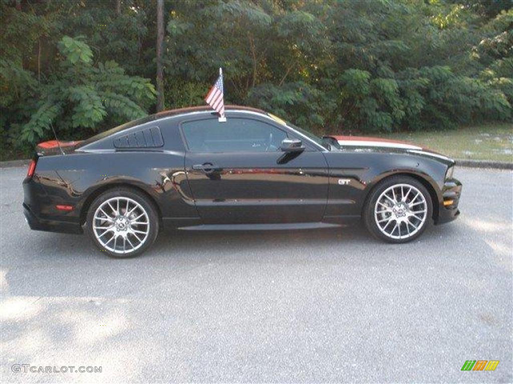 Black 2010 Ford Mustang GT Premium Coupe Exterior Photo #39091800