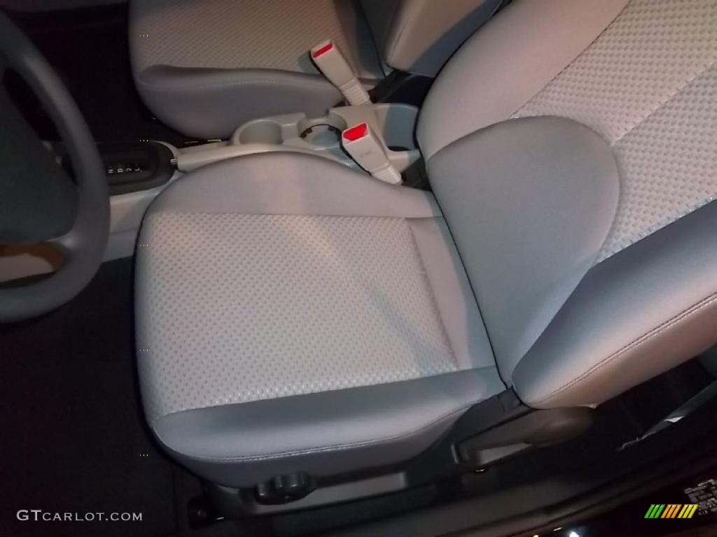 Gray Interior 2011 Hyundai Accent GS 3 Door Photo #39092098