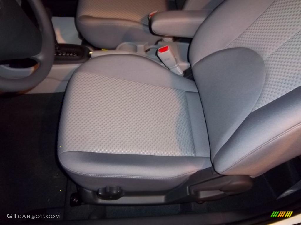 Gray Interior 2011 Hyundai Accent GS 3 Door Photo #39092470