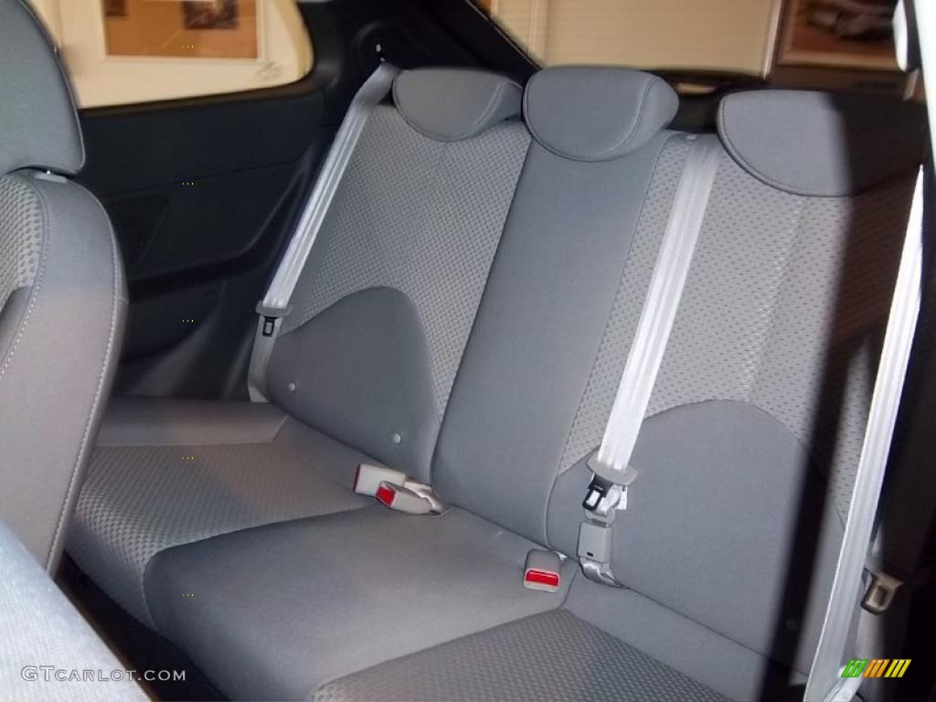 Gray Interior 2011 Hyundai Accent GS 3 Door Photo #39092502