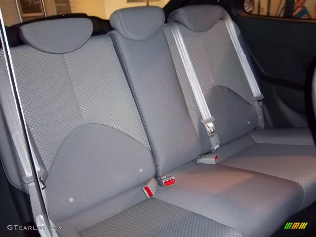 Gray Interior 2011 Hyundai Accent GS 3 Door Photo #39092558
