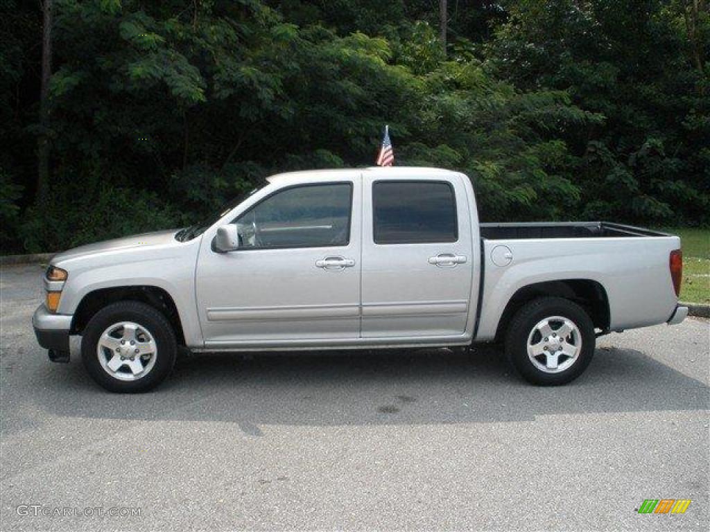 Sheer Silver Metallic 2010 Chevrolet Colorado LT Crew Cab Exterior Photo #39092602