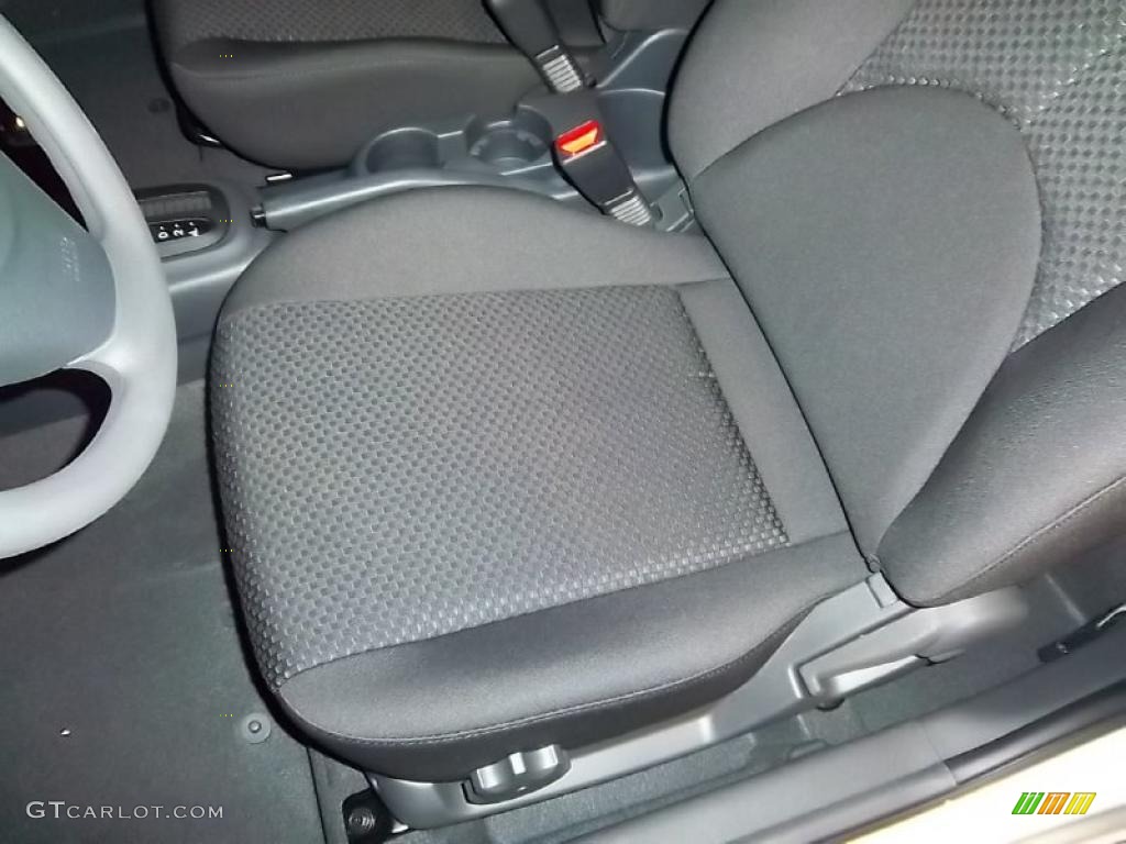 Black Interior 2011 Hyundai Accent GS 3 Door Photo #39093226