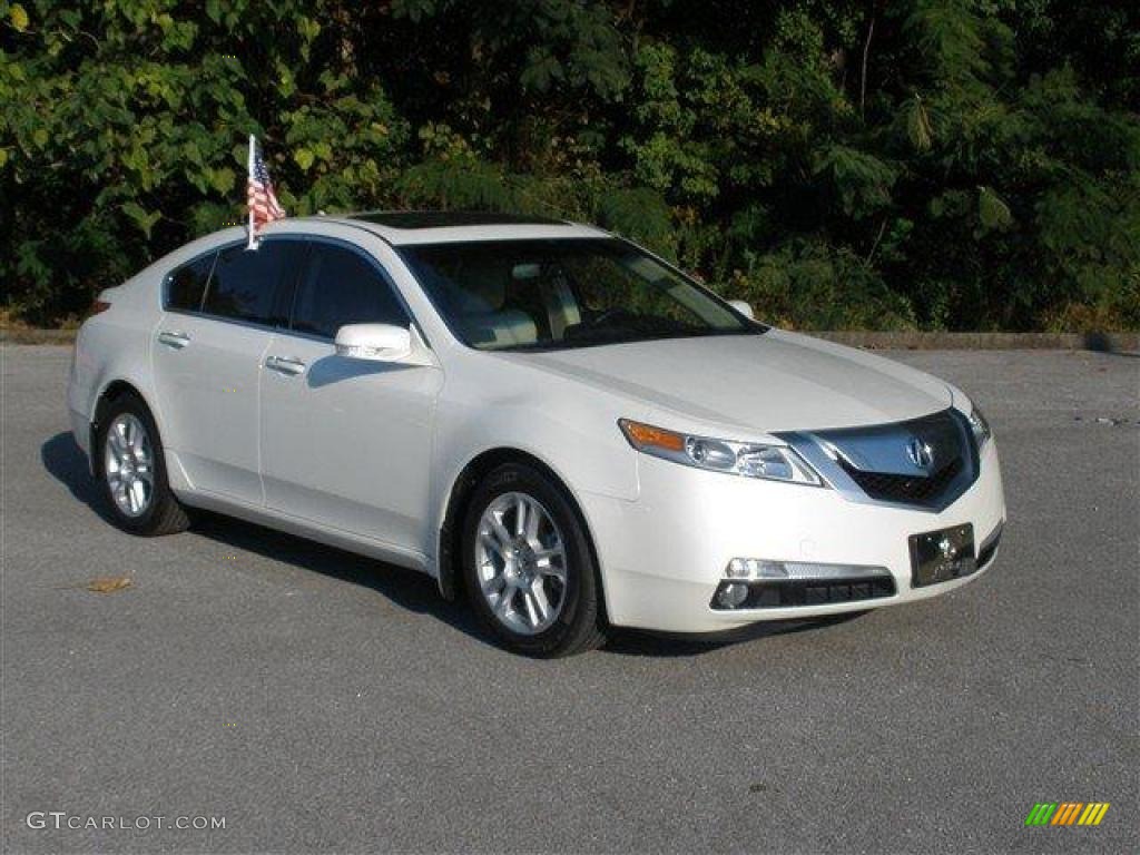 White Diamond Pearl 2010 Acura TL 3.5 Technology Exterior Photo #39093782