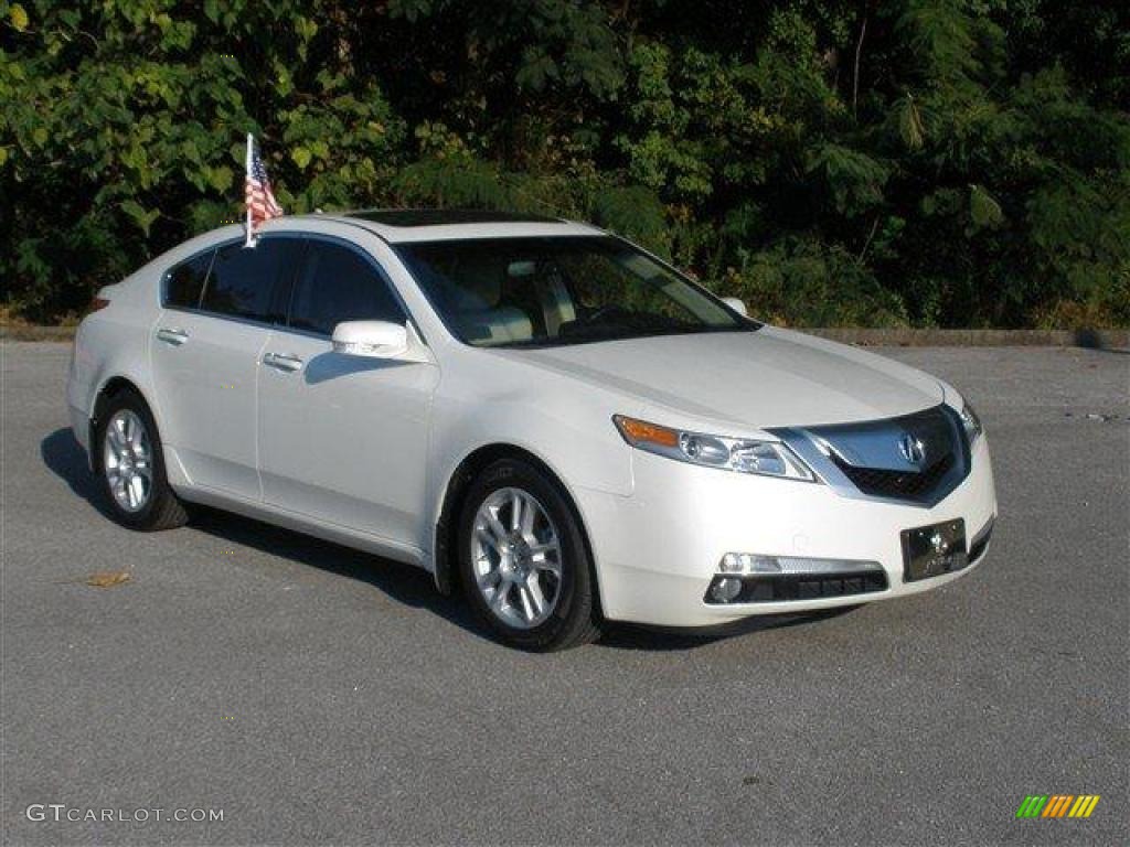 White Diamond Pearl Acura TL