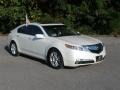 White Diamond Pearl 2010 Acura TL 3.5 Technology Exterior