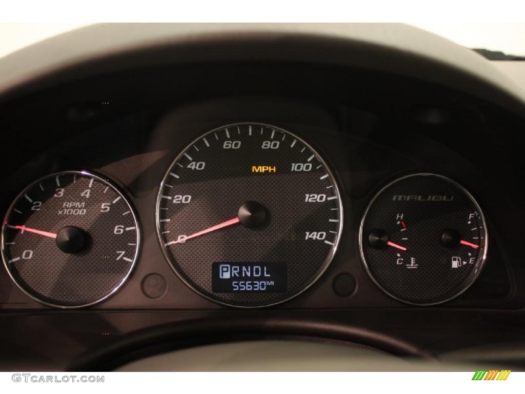 2007 Chevrolet Malibu LS Sedan Gauges Photo #39093917