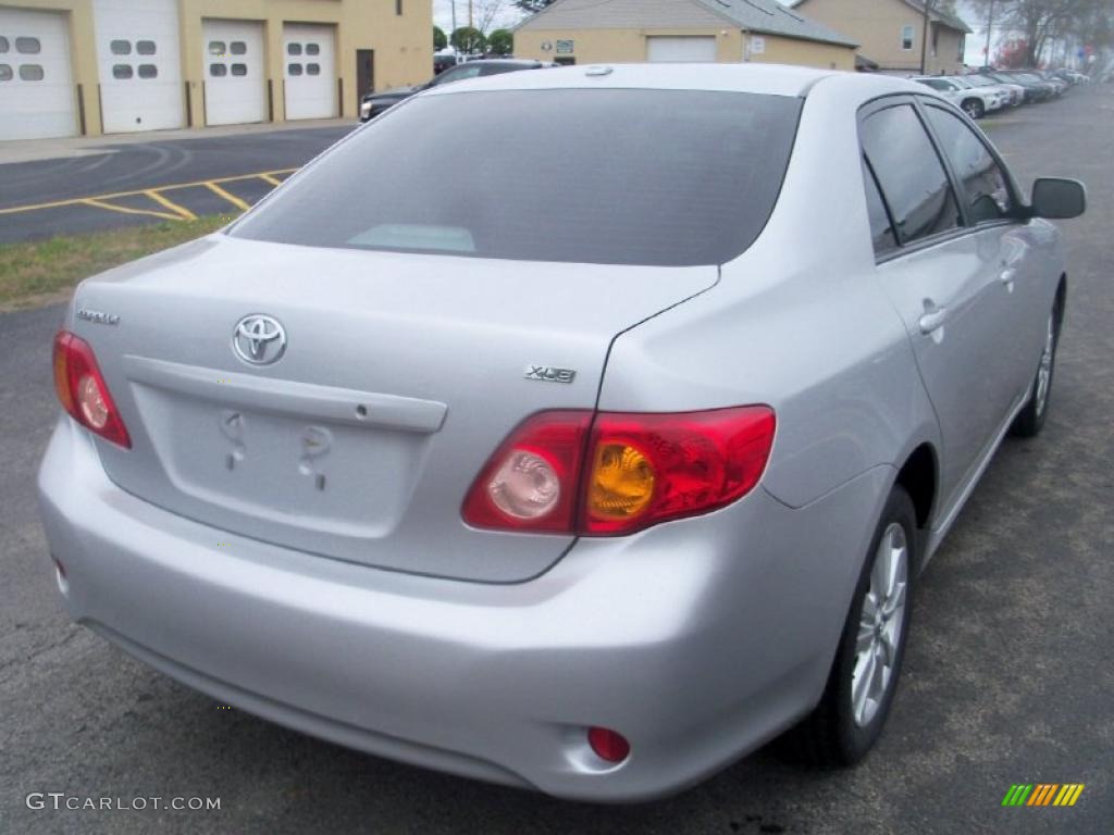 2009 Corolla XLE - Classic Silver Metallic / Ash photo #14