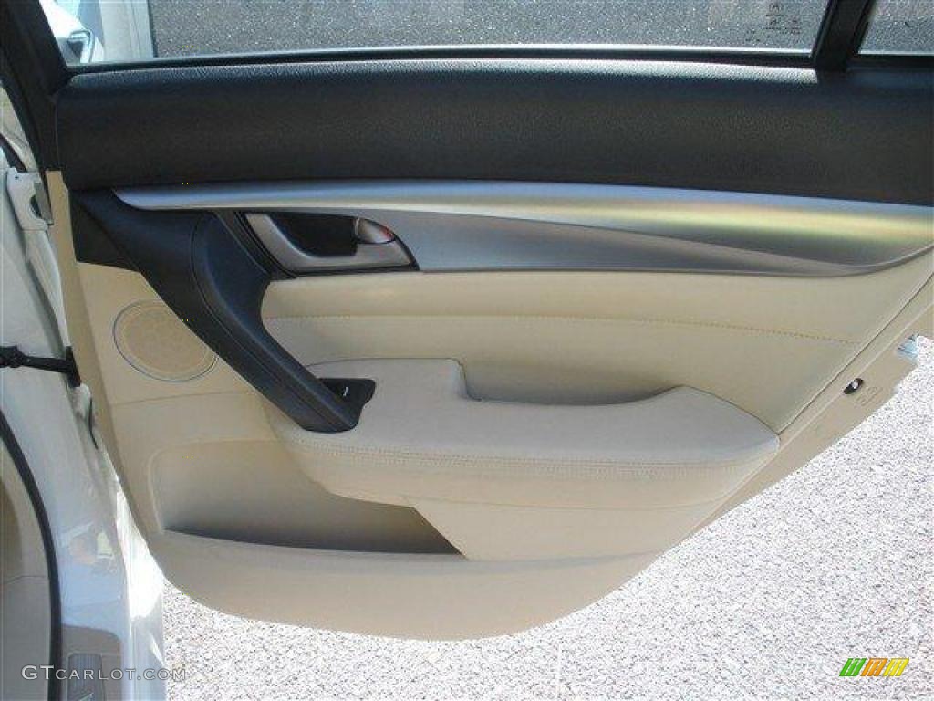 2010 Acura TL 3.5 Technology Parchment Door Panel Photo #39094002