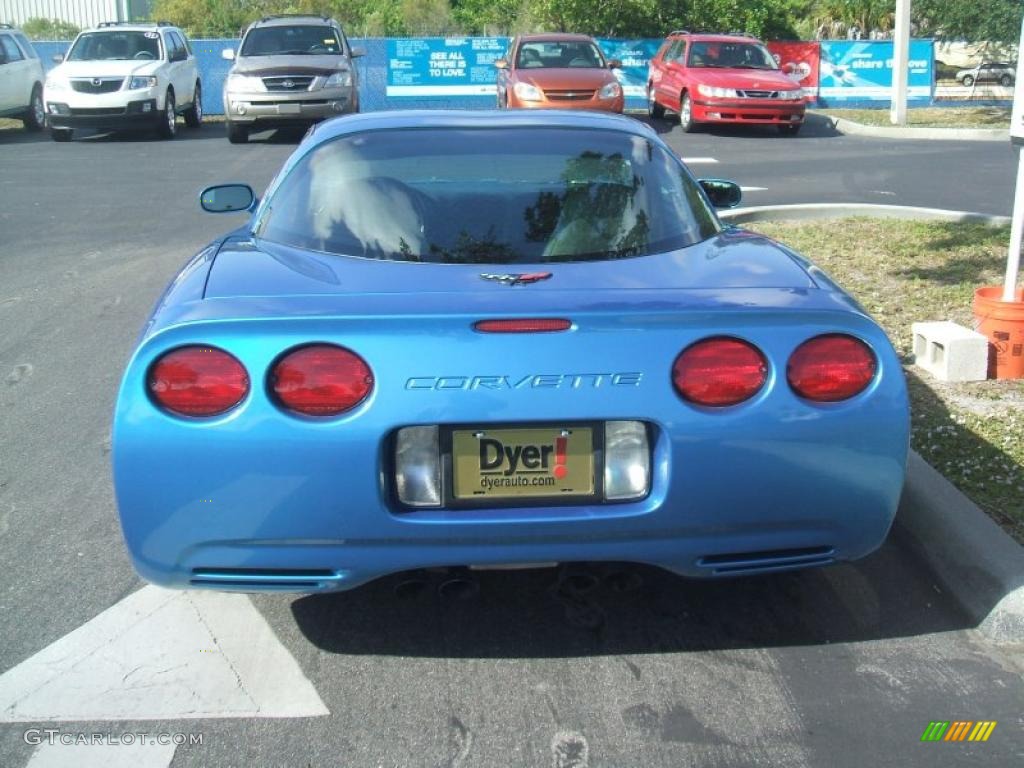 1999 Corvette Coupe - Nassau Blue Metallic / Light Gray photo #5