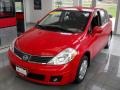 2007 Red Alert Nissan Versa S  photo #1