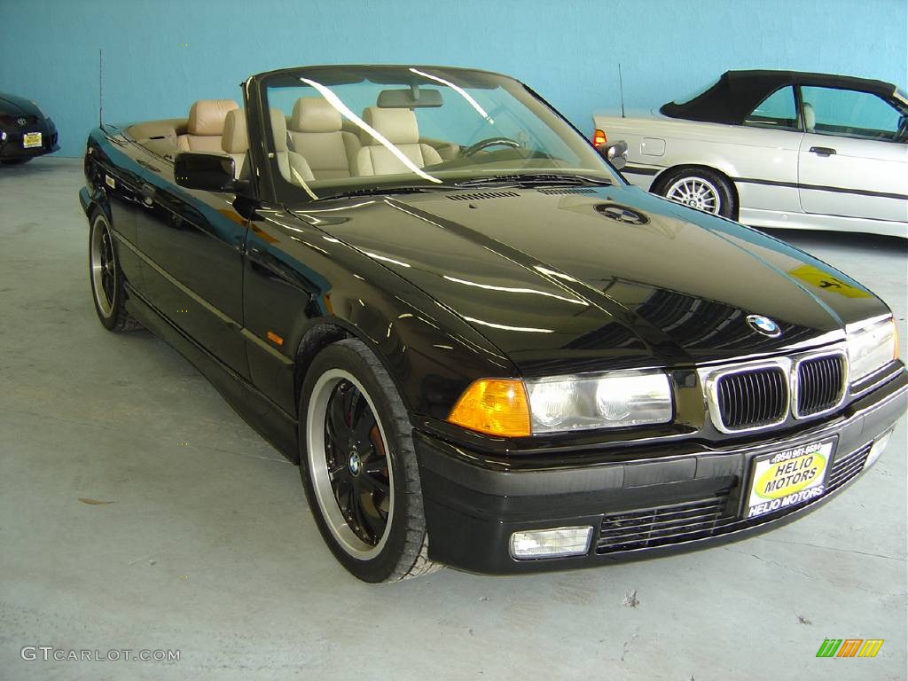1998 3 Series 328i Convertible - Black II / Tan photo #9
