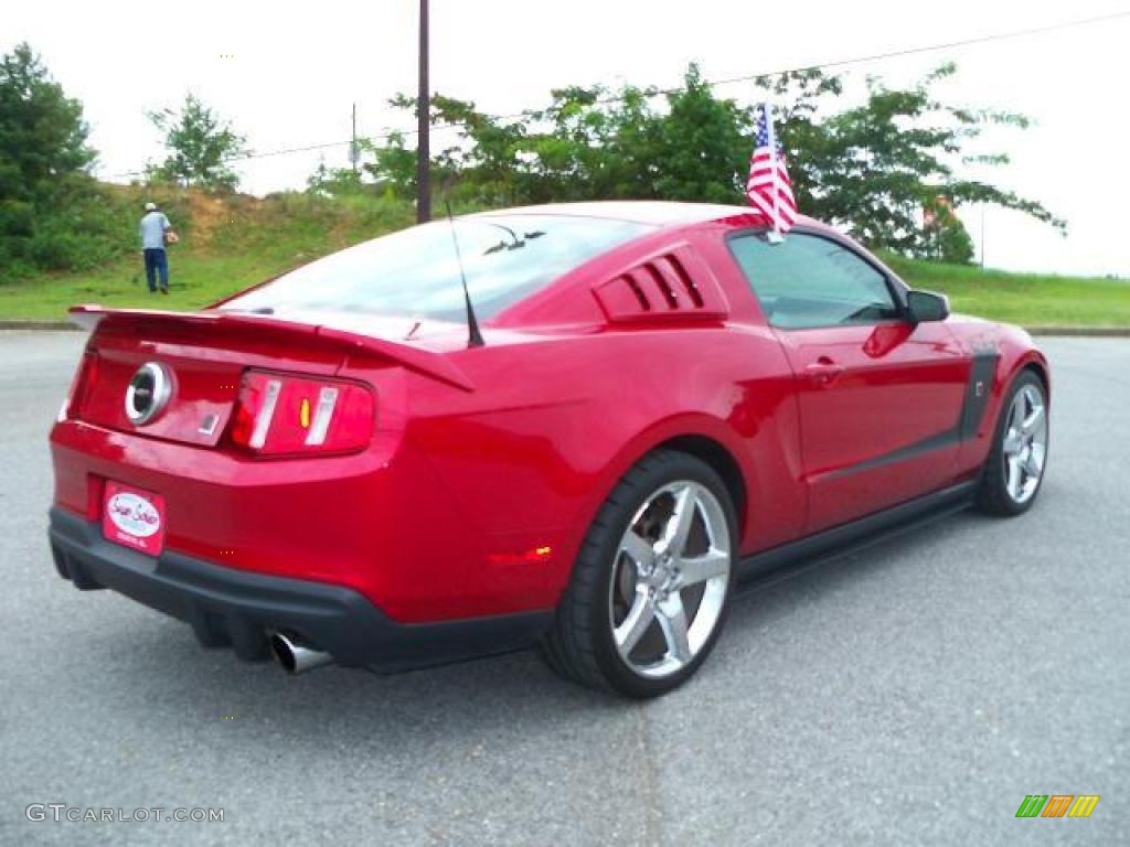 2010 Mustang Roush 427R  Supercharged Coupe - Red Candy Metallic / Charcoal Black photo #1
