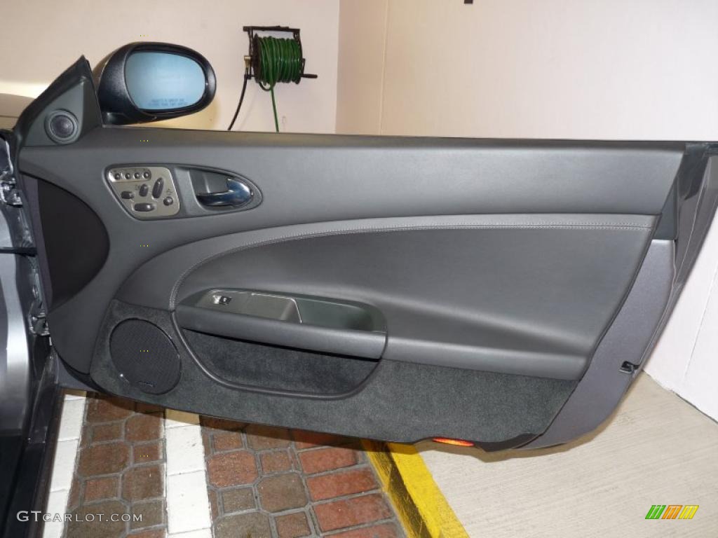 2007 Jaguar XK XKR Coupe Charcoal Door Panel Photo #39098134