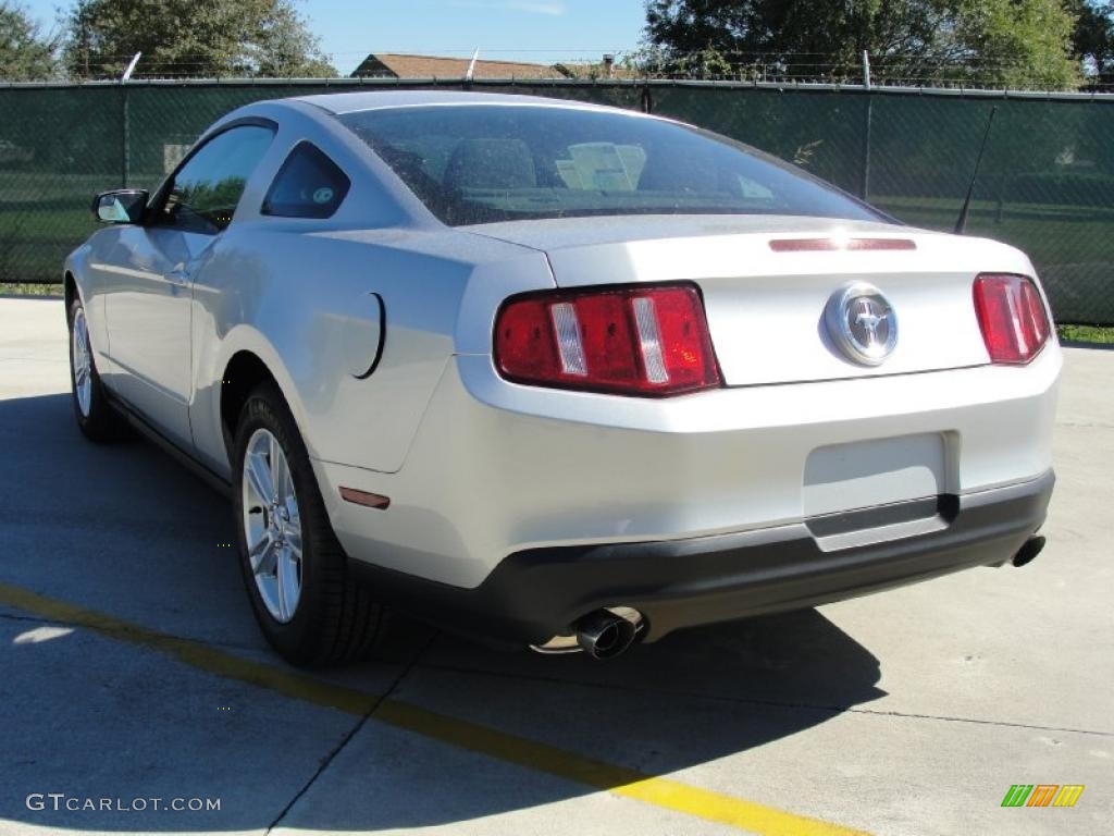 2011 Mustang V6 Coupe - Ingot Silver Metallic / Charcoal Black photo #5