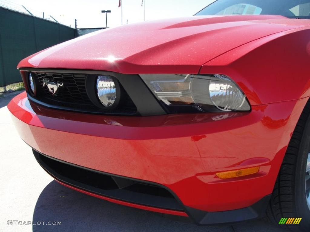 2011 Mustang GT Coupe - Race Red / Charcoal Black photo #9