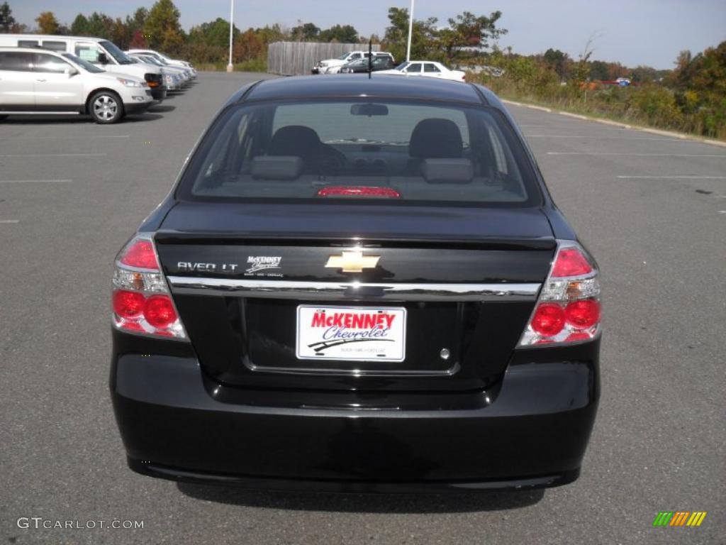 2010 Aveo LT Sedan - Black Granite / Charcoal photo #3