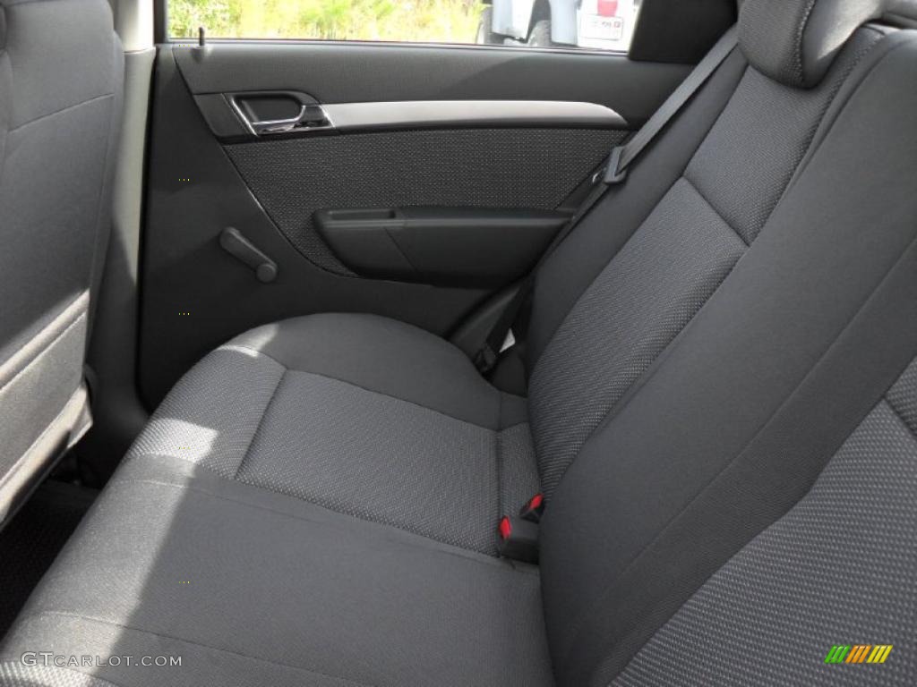2010 Aveo LT Sedan - Black Granite / Charcoal photo #15