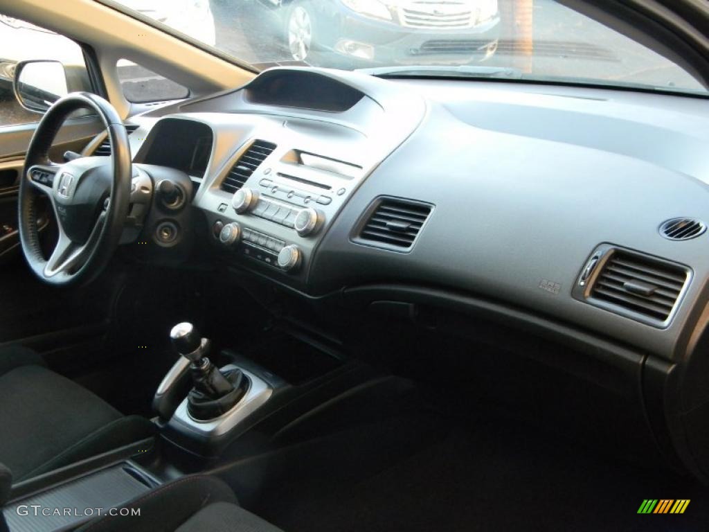 2007 Civic Si Sedan - Galaxy Gray Metallic / Black photo #18