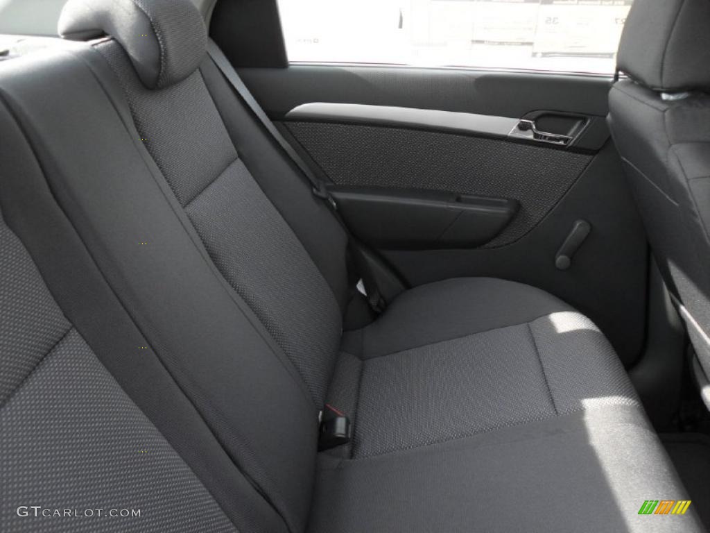2010 Aveo LT Sedan - Black Granite / Charcoal photo #19