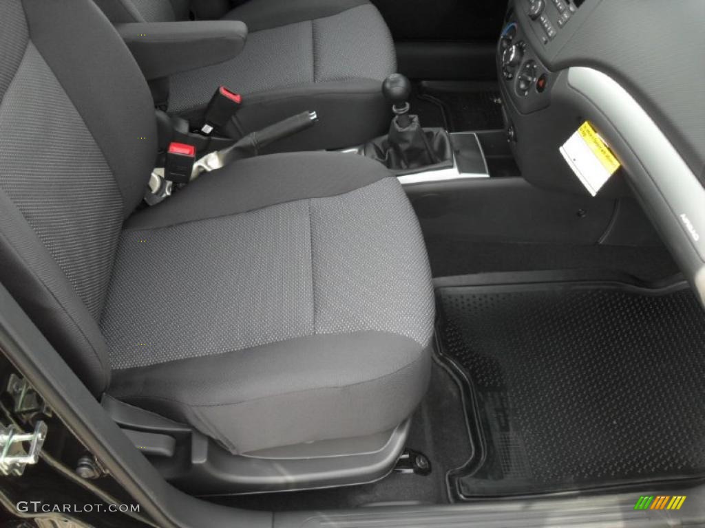 2010 Aveo LT Sedan - Black Granite / Charcoal photo #20