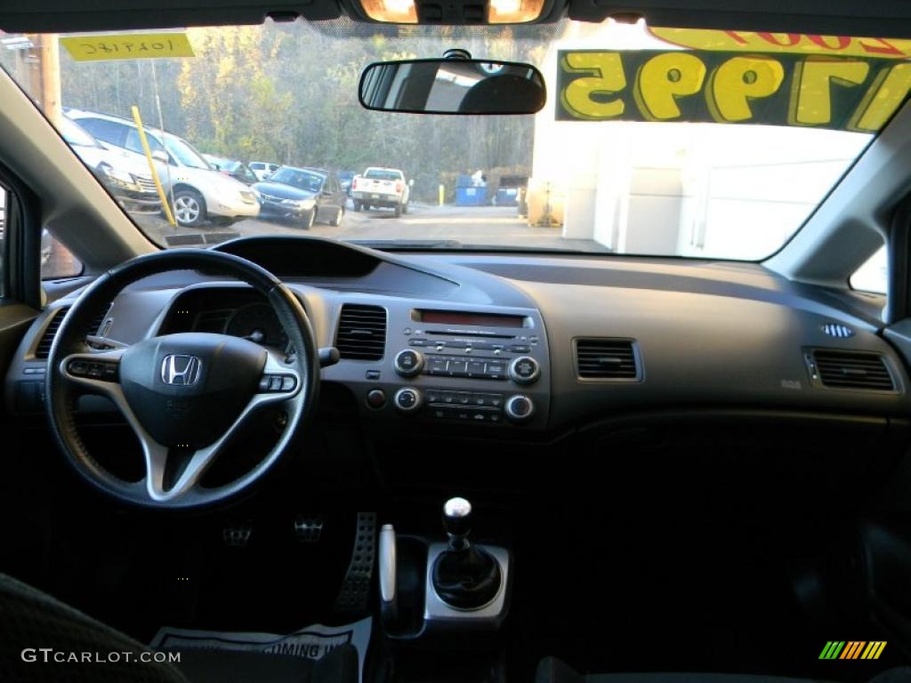2007 Civic Si Sedan - Galaxy Gray Metallic / Black photo #22
