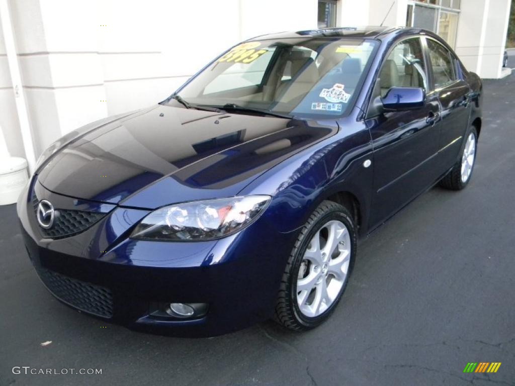 Stormy Blue Mica 2009 Mazda MAZDA3 i Touring Sedan Exterior Photo #39099982