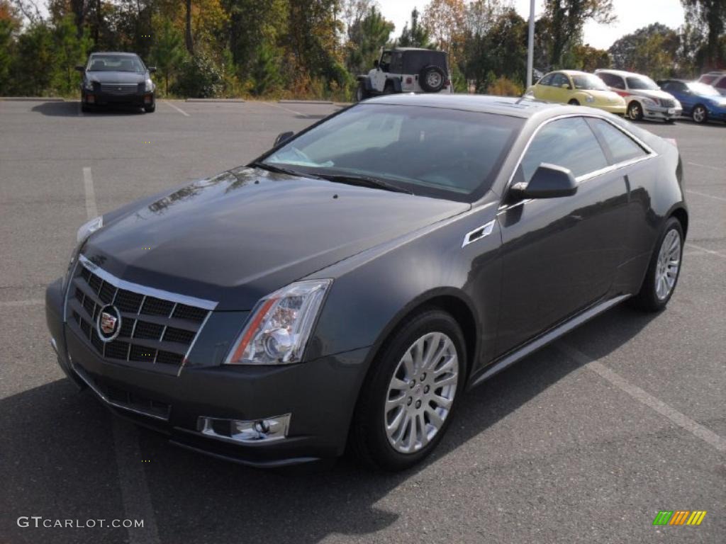 Thunder Gray ChromaFlair 2011 Cadillac CTS Coupe Exterior Photo #39100282