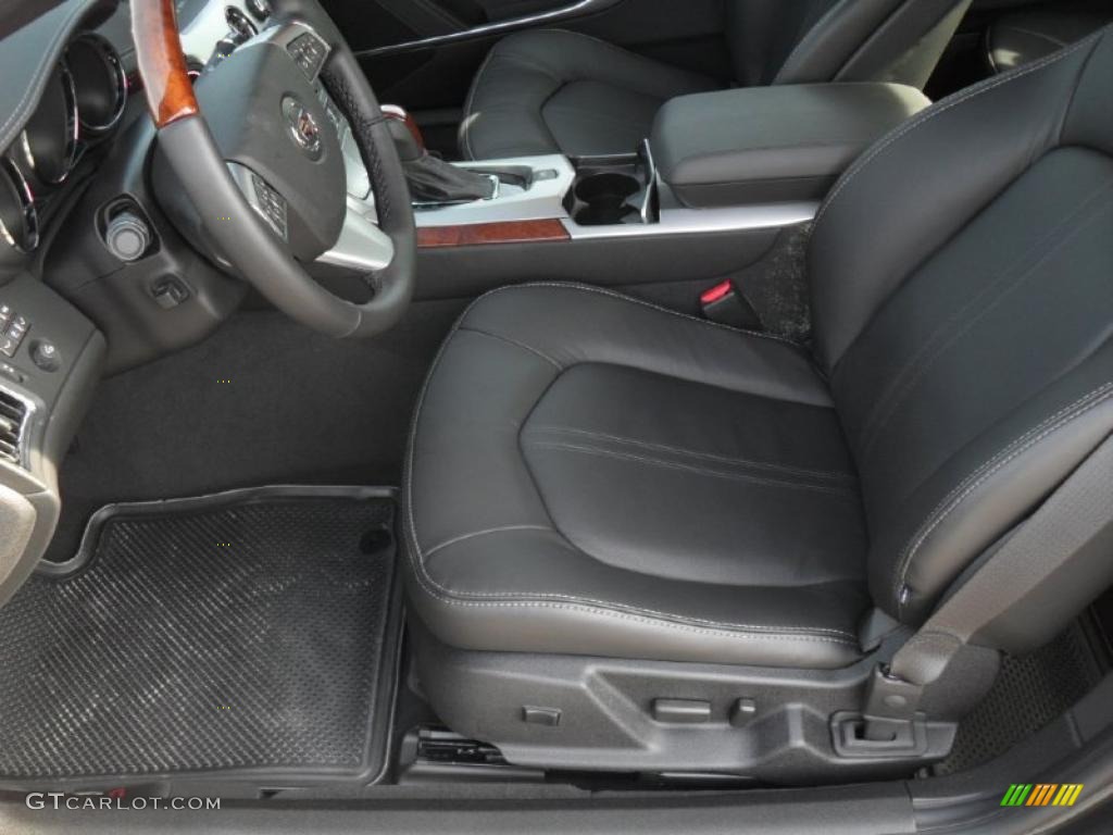 Ebony Interior 2011 Cadillac CTS Coupe Photo #39100390