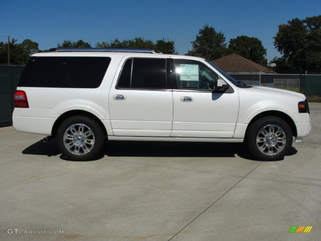 White Platinum Tri-Coat 2011 Ford Expedition EL Limited Exterior Photo #39100514