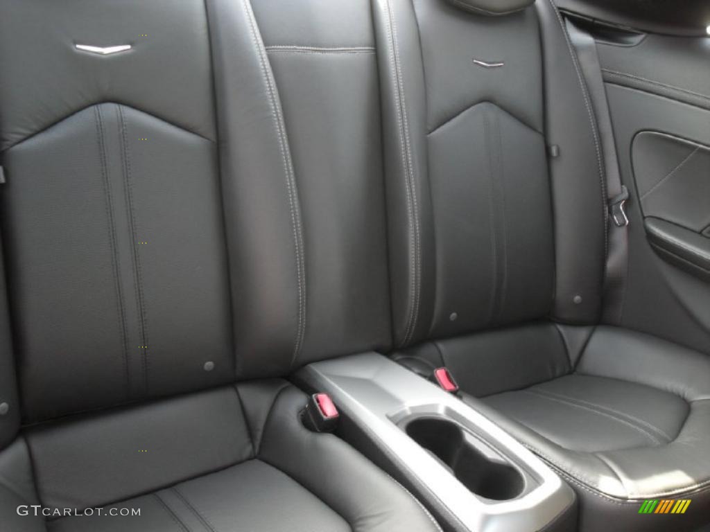 Ebony Interior 2011 Cadillac CTS Coupe Photo #39100582