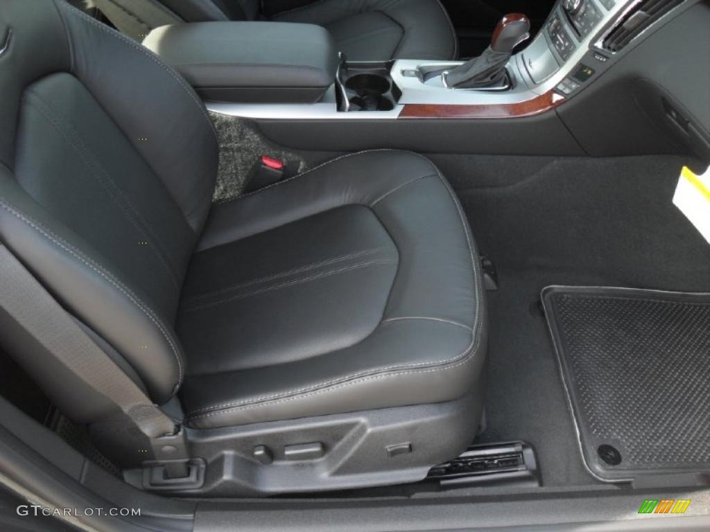 Ebony Interior 2011 Cadillac CTS Coupe Photo #39100610