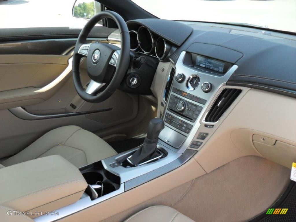 2011 Cadillac CTS Coupe Cashmere/Cocoa Dashboard Photo #39100994