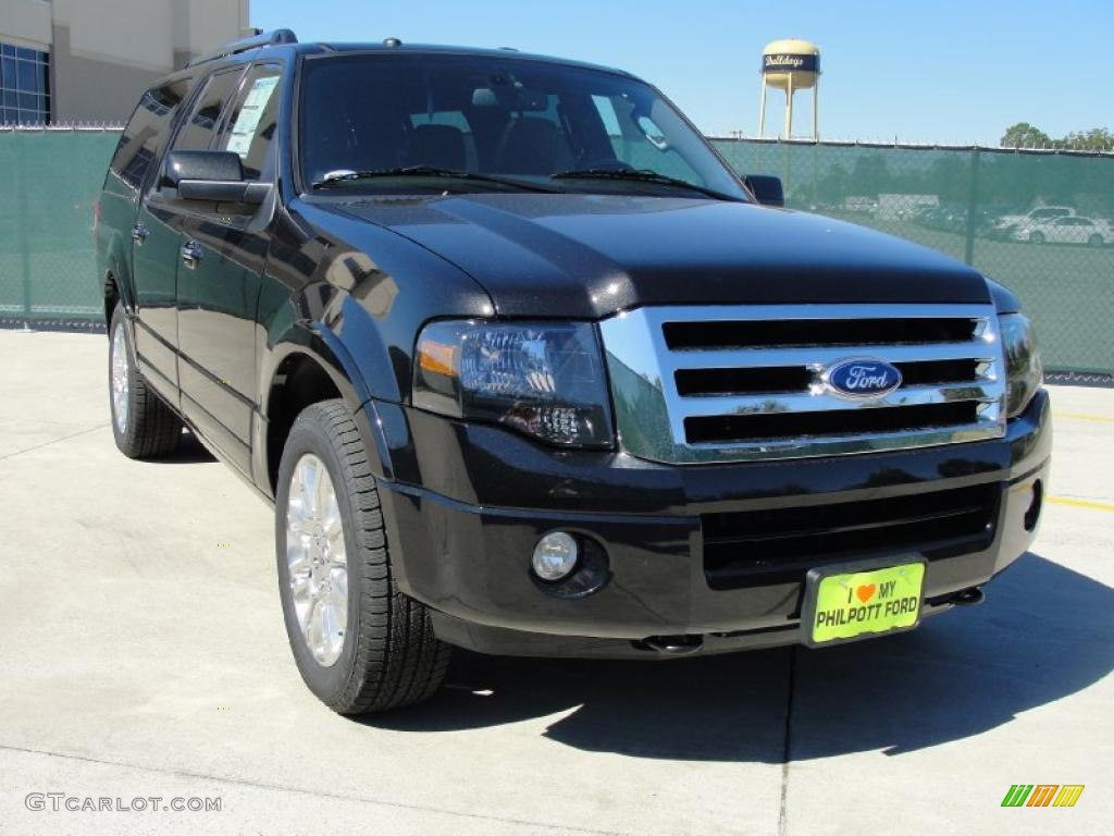 Tuxedo Black Metallic 2011 Ford Expedition EL Limited 4x4 Exterior Photo #39101186