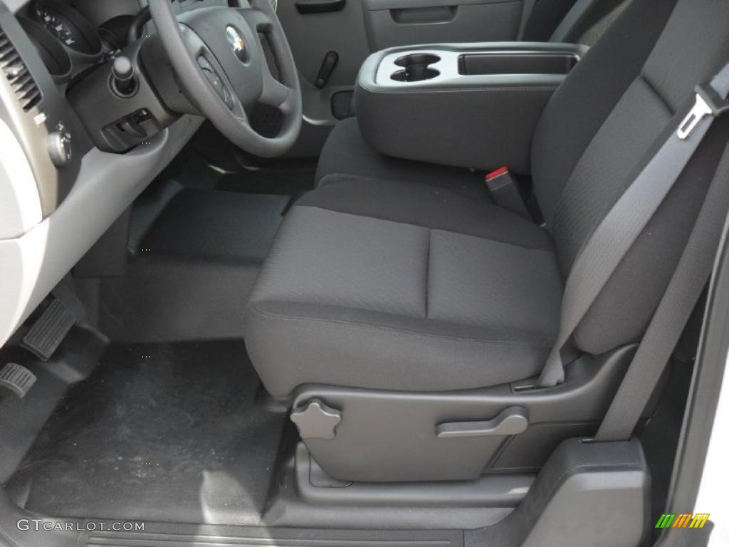 Dark Titanium Interior 2010 Chevrolet Silverado 1500 Extended Cab Photo #39102038
