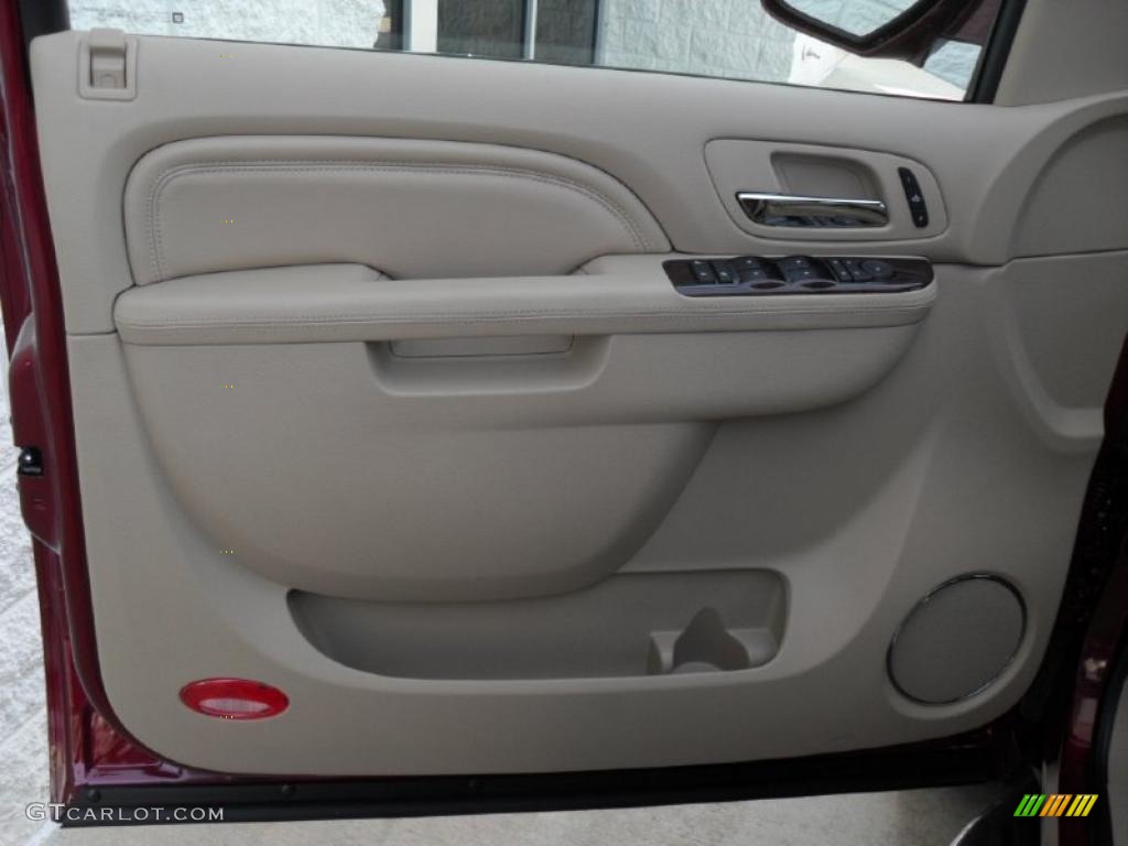 2011 Cadillac Escalade ESV Luxury AWD Cashmere/Cocoa Door Panel Photo #39102925