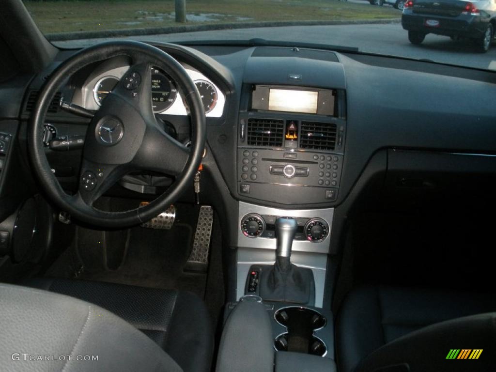 2008 Mercedes-Benz C 300 Sport Black Dashboard Photo #39103065