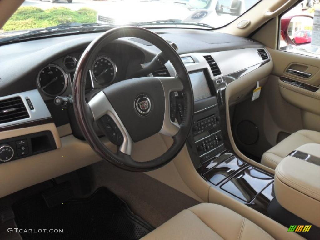 Cashmere/Cocoa Interior 2011 Cadillac Escalade ESV Luxury AWD Photo #39103261