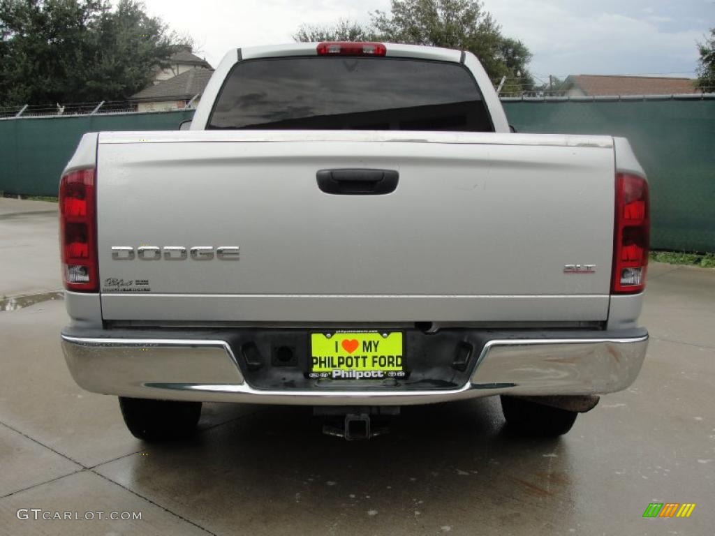 2003 Ram 1500 SLT Regular Cab - Bright Silver Metallic / Dark Slate Gray photo #4