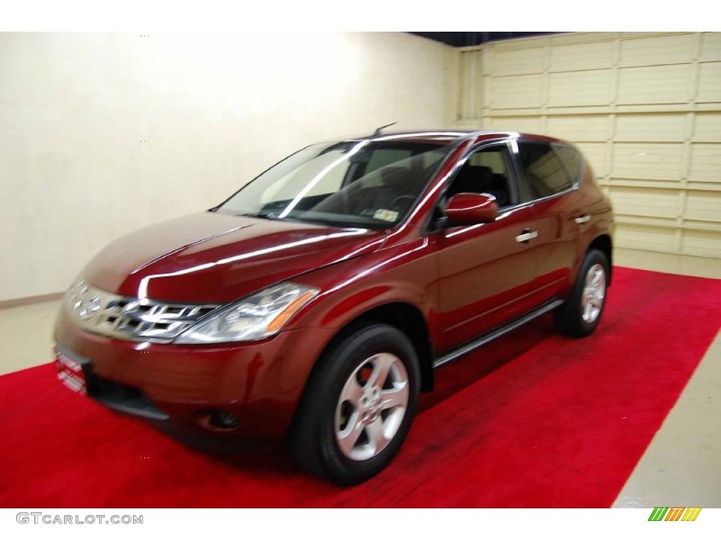 2005 Murano S - Merlot Metallic / Charcoal photo #3