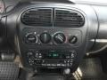 2001 Dodge Neon Dark Slate Gray Interior Controls Photo